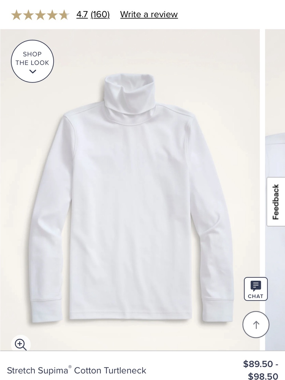 Brooks Brothers CREAM Turtleneck Sweater